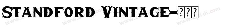 Standford Vintage字体转换